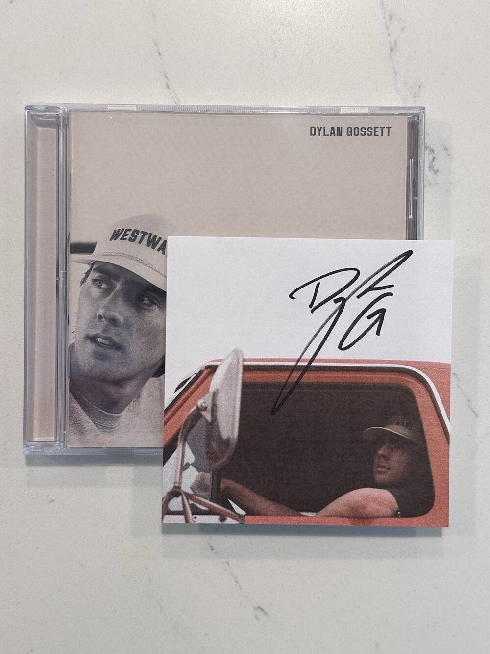 Dylan Gossett Autographed Signed CD Westward #1